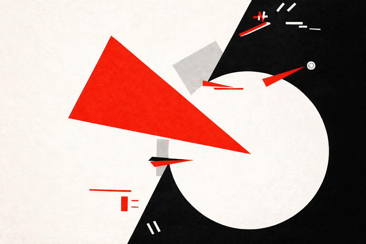 El Lissitzky - imitacija v toaleti