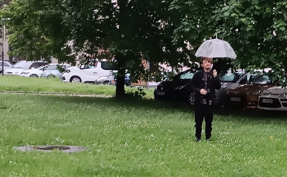 Radijski fotograf, Izak Kermc, nesrečen