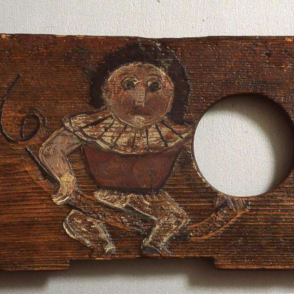 panjska končnica s klovnom