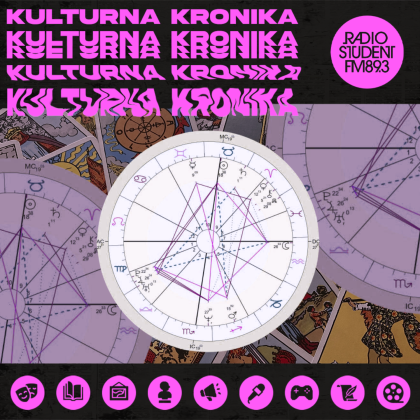 natalna karta Radia Študent v rožnatih barvah