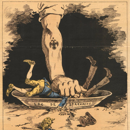 bavarski kralj se skensla l. 1886