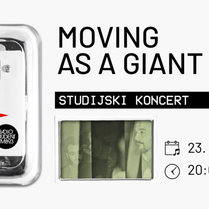 Klubski maraton 2023: Moving as a Giant v živo na Radiu Študent