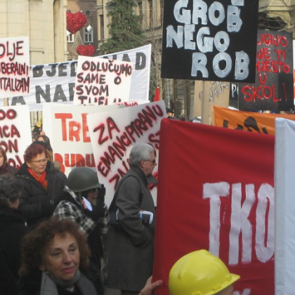 tovariši, jaz protestiram! 