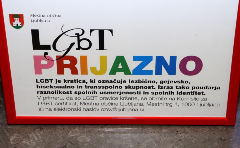 Certifikat LGBT prijazno
