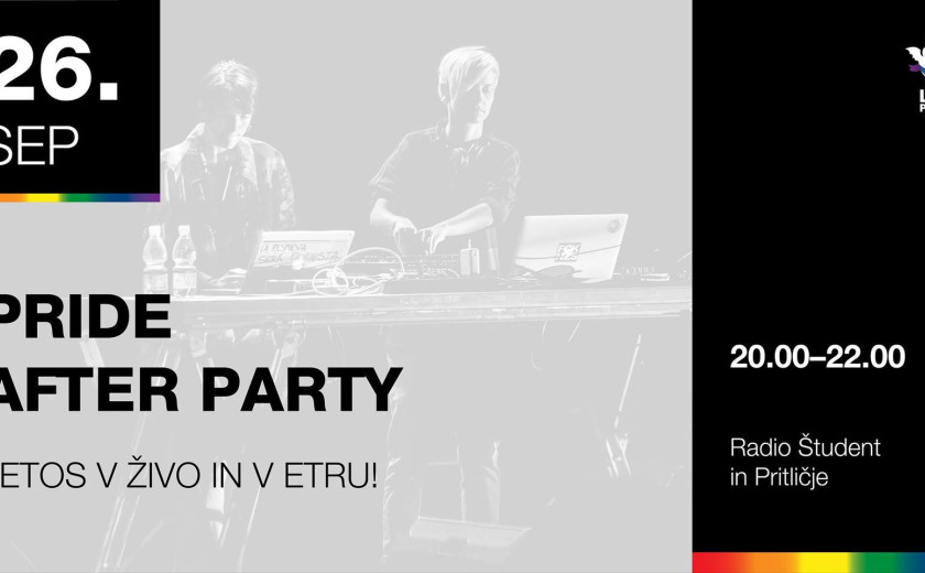 Pride After Party, letos tudi v etru!